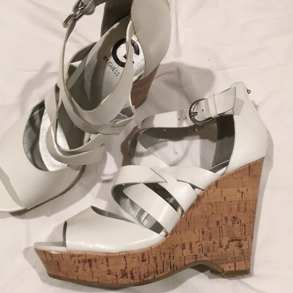 Guess strappy wedges
